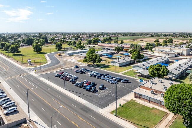 Elevated view of Gowan Science School Academy.