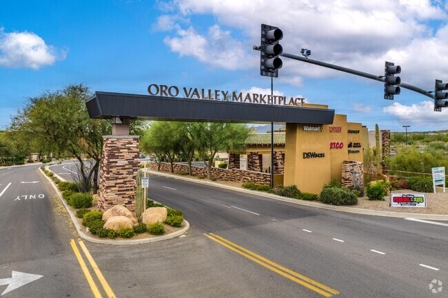 Shop and dine at Oro Valley Marketplace, a retail shopping plaza with big box retailers.