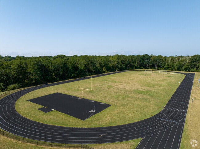 William Floyd Middle Schools newly renovated track.