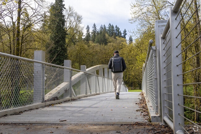 Riverview Park provides green space near Cedar River.