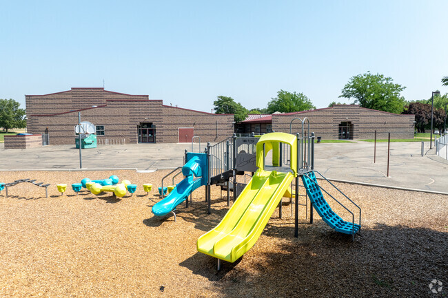 Kids will love the colorful playgrounds at Sacajawea Elementary in Caldwell.