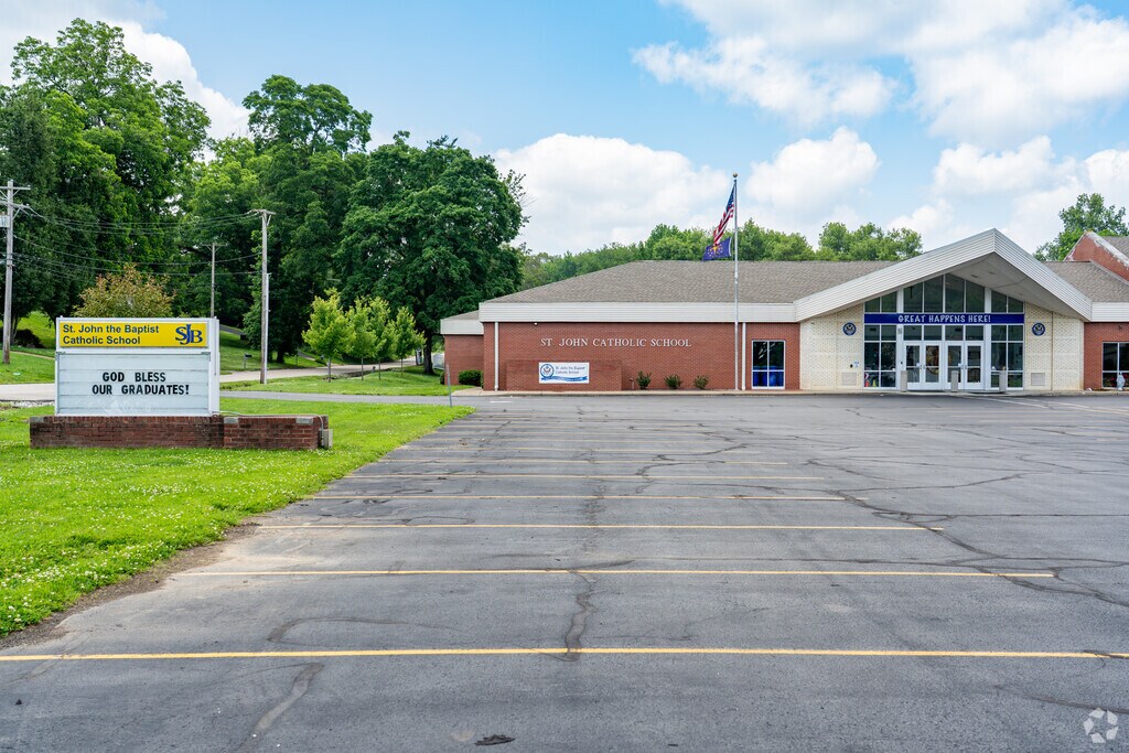 The student population of St John the Baptist Catholic School is 347.