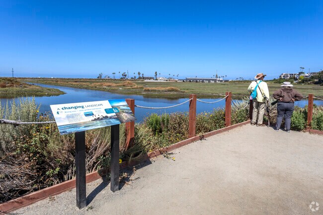 San Elijo Lagoon Conservancy in Encinitas has trails for hiking and birdwatching.