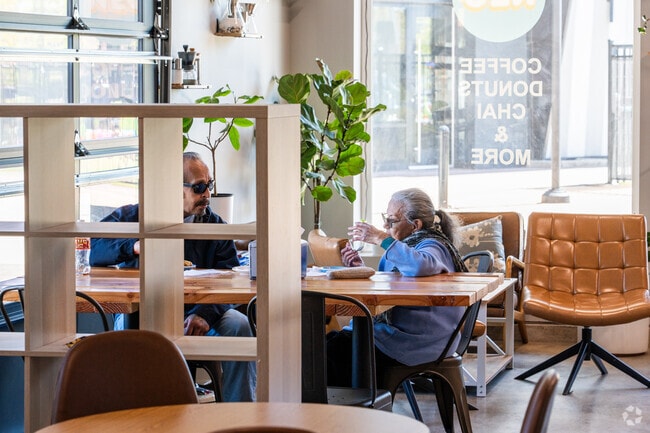 Enjoy one of the many coffee shops in the Wilkes East neighborhood.