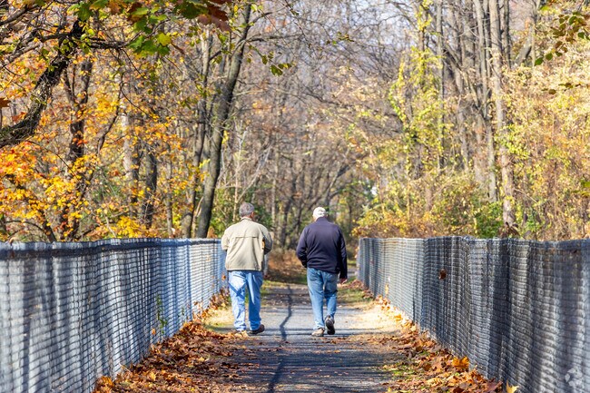 Enjoy scenic walks along the Schuylkill River Trail in Tilden Township.