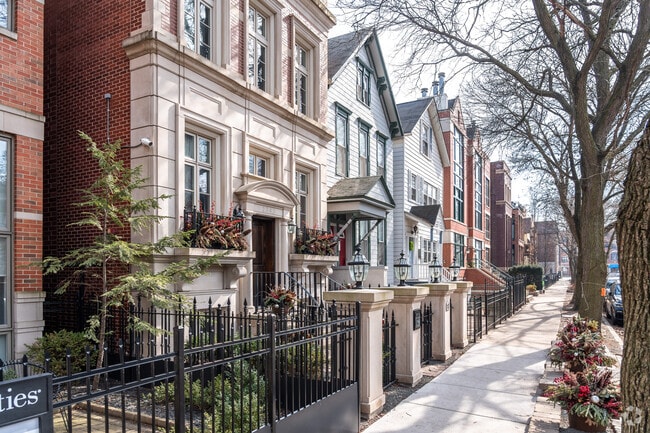 Many streets in Sheffield and DePaul have a mixture of new builds and historic homes.