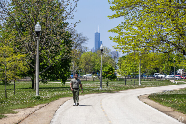 The Lakefront trail provides access to several miles of trails located near The Gap.