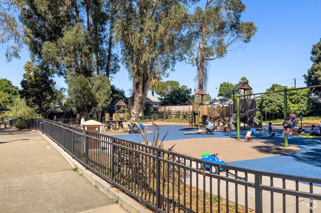 Temescal Creek Park and Playground sits at the northern edge of The Triangle.