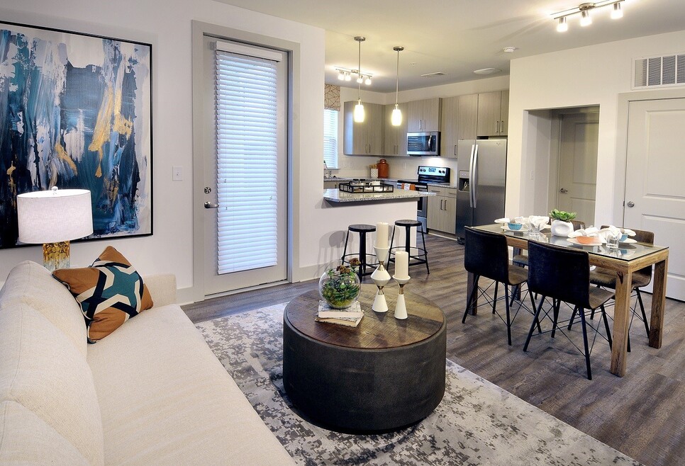 Open concept floor plans with design flexibility