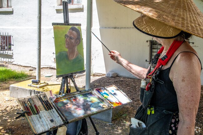 You can practice to paint at the local Marin Museum of Contemporary Art in Hamilton.