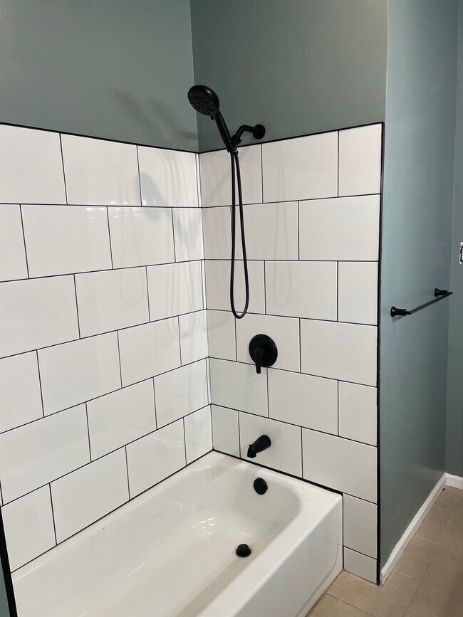 New tile shower