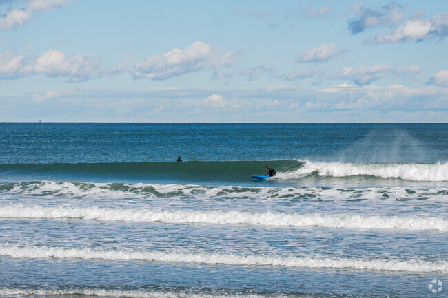 Surfers of Waveland enjoy consistent swell throughout the year.