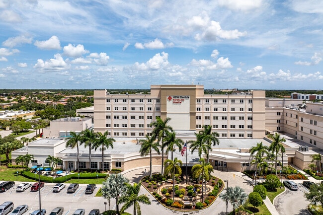 HCA Florida Northwest Hospital is the largest medical complex in Margate.
