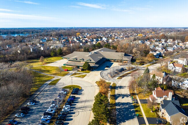 Meadowview School has a parking lot for staff and guests.