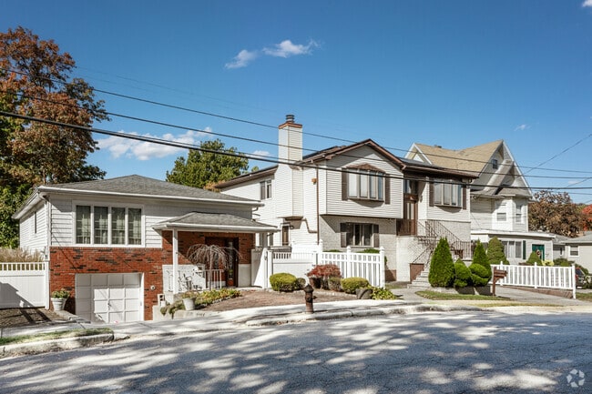 Various style of houses are found in New Dorp in Staten Island.