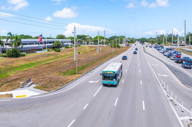 PalmTran buses make commuting easy for Boca del Mar residents.