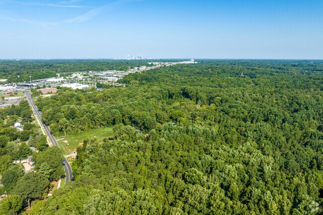 The Idlewild South neighborhood of Charlotte is 10 miles south of Uptown.