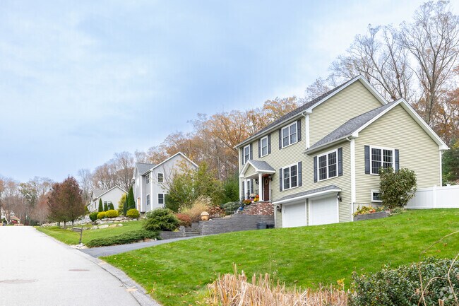 Colonial revival home styles can be found in the newer developments in Smithfield.