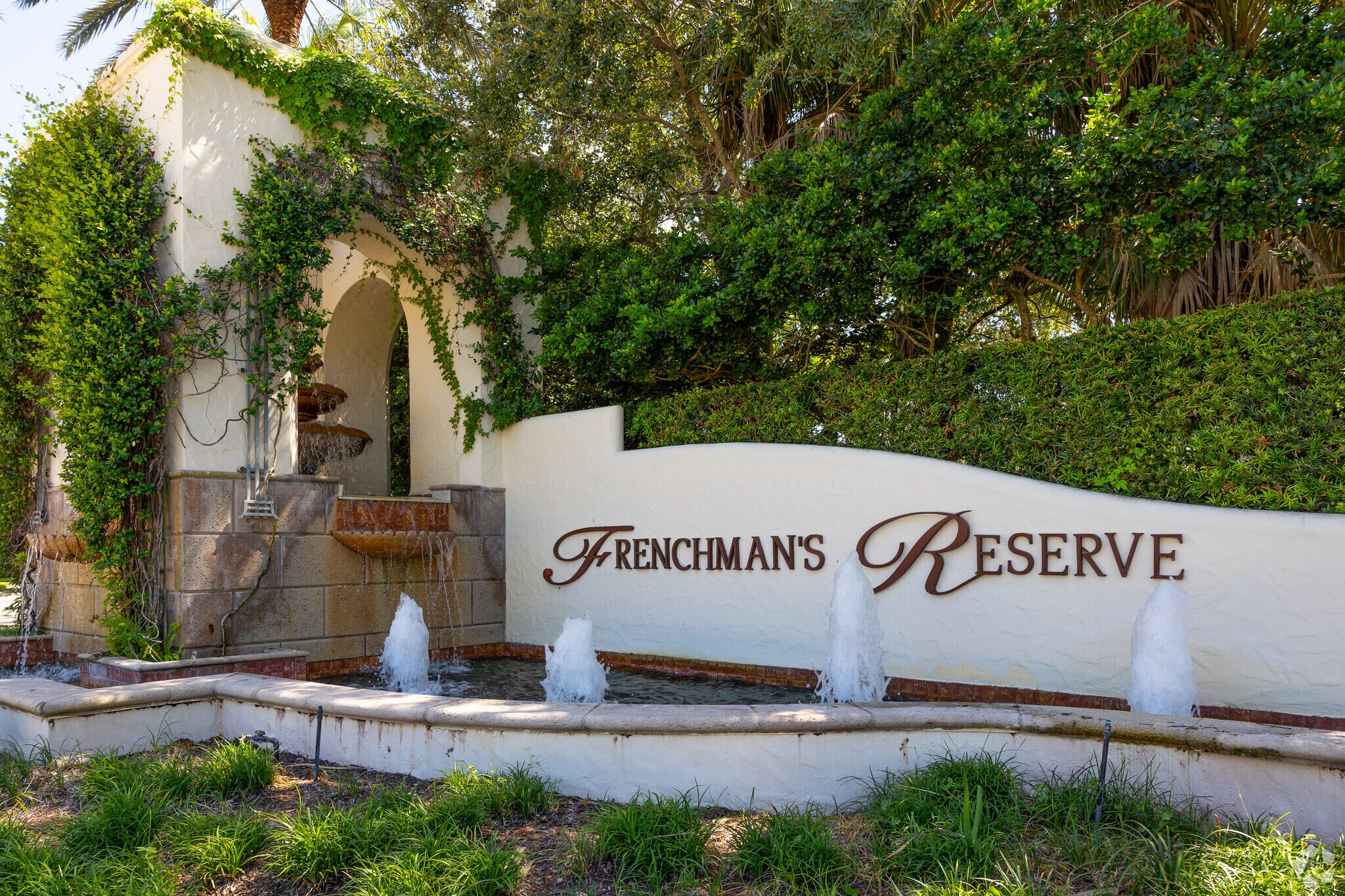 Frenchman's Reserve neighborhood is a gated residential community.