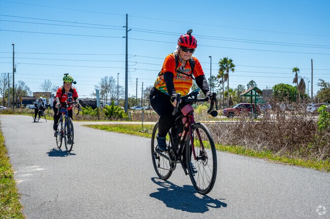 Suncoast Trailhead offers miles of paved trail for cycle enthusiasts in Ballantrae.