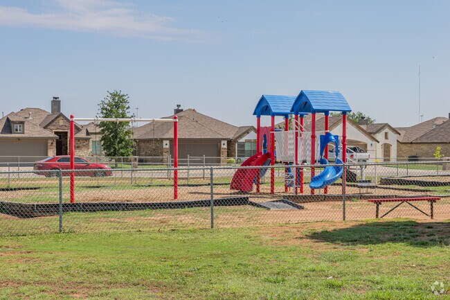 Roy W. Roberts Elementary School offers playground for children.