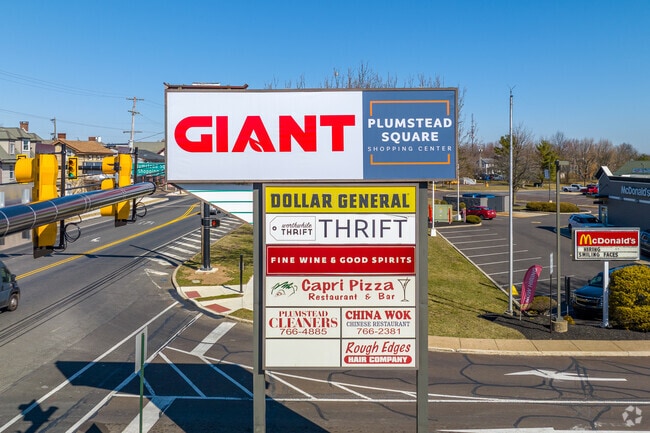 Shopping can easily be done at Plumstead Square in Plumsteadville, PA.