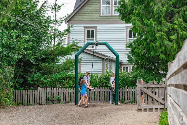 Seabrook Playground has a Zipline for kids 12 and under.