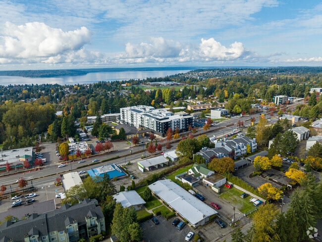 Looking east over Puget Sound from Pacific Ridge in Des Moines.