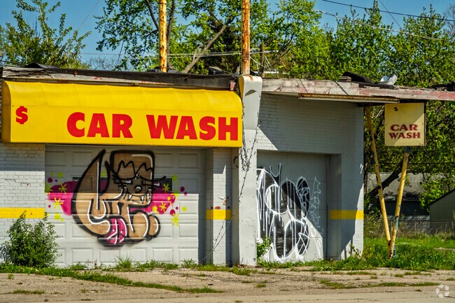 Quirky street art can be found throughout the Bel-Aire Woods neighborhood.