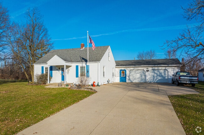 This Adams Township three-bedroom home has an oversized driveway.