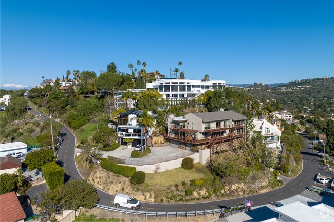 Winding roads and beautiful scenery can be found in the hills of Orange, California.