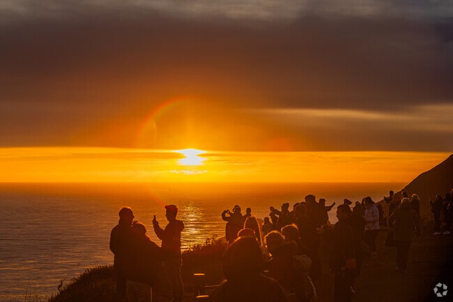 Capturing the breathtaking sunset in the Marin Headlands close to Strawberry.