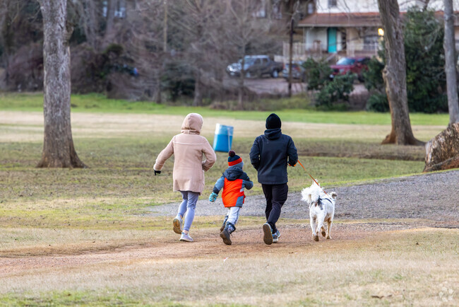 Pecan Acres Park in Nacogdoches is a great park where families can run and play together.