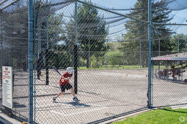 Perfect your swing at the Mill Creek Park batting cages.