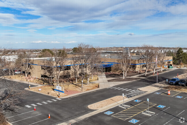 An overview of Westgate Community School in Thornton, Colorado.