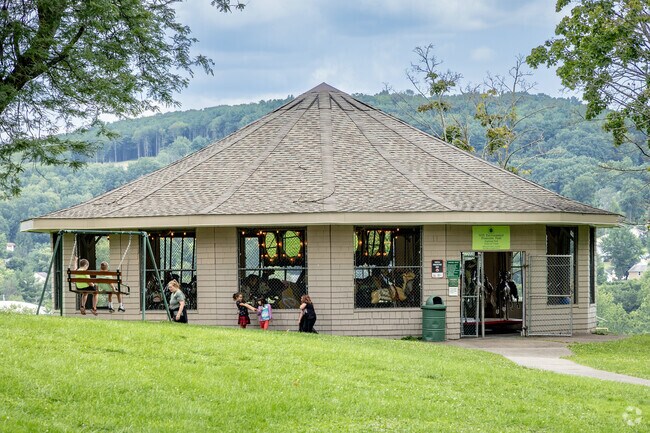Come take a carousel ride at Highland Park, one of Endwell’s main public parks.