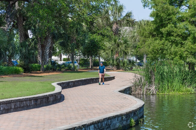 Enjoy a peaceful walk on beautiful trails at Smythe Park on Daniel Island.