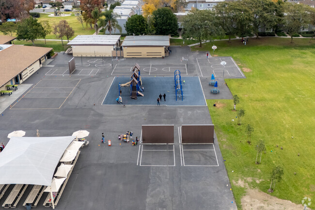 Nonstop fun at the Eastshore Elementary School playground.