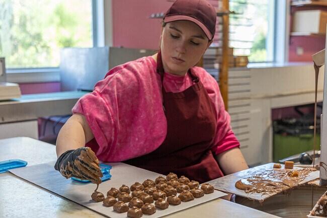 Handmade truffles crafted at Bruno’s Chocolate Factory in St. Lucie Village.