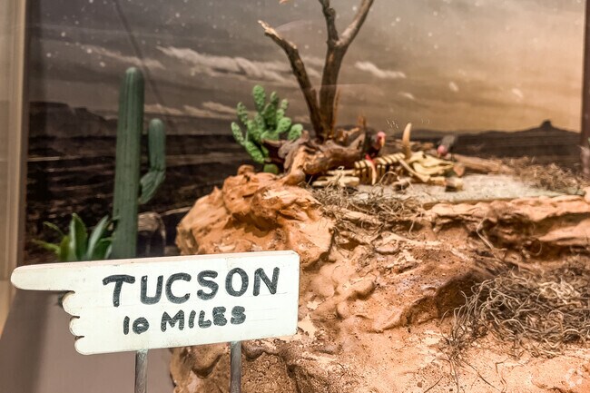 See a ghost town in miniature at the Mini Time Machine Museum of Tucson in Creekside.