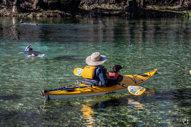 Ruth B Gilchrist Blue Springs State Park is popular for Spring Ridge locals looking to enjoy the Santa Fe River.