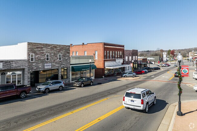 Residents in Ashland City can pick up essentials on Main Street.