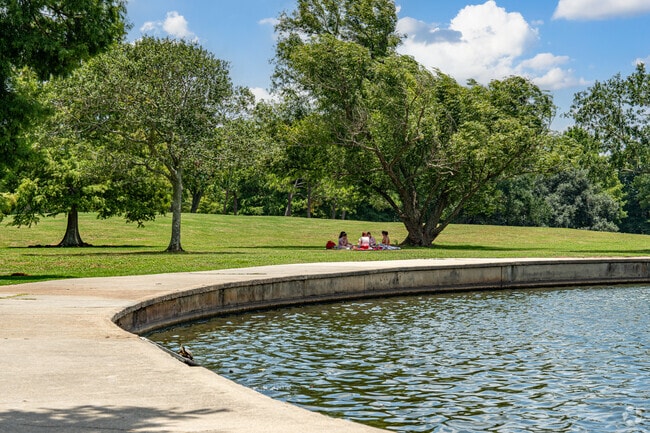 Lafreniere Park is a popular spot for Airline Park residents to relax in the shade.