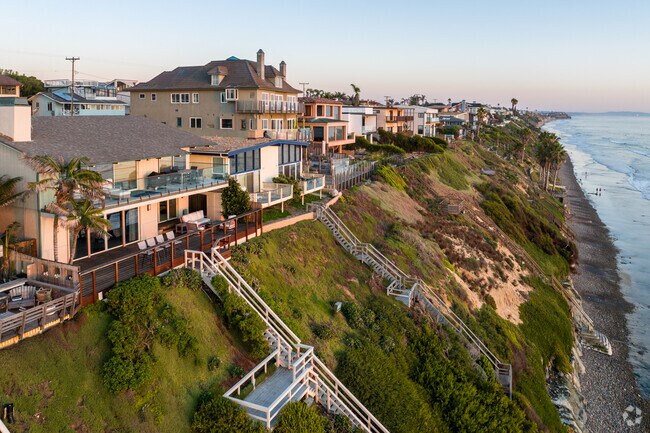 With ocean views, private patios, and beach access, Leucadia offers an ideal lifestyle.