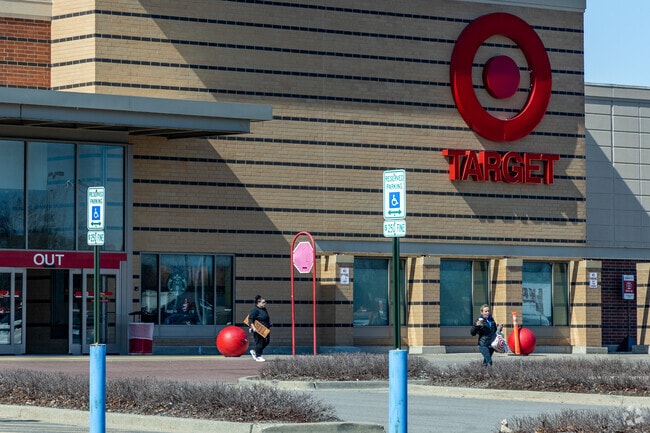 Target is located within Poplar Prairie Stone Crossing in West Hoffman Estates.