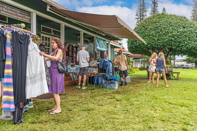The local thrift shop is popular among locals and tourists alike.