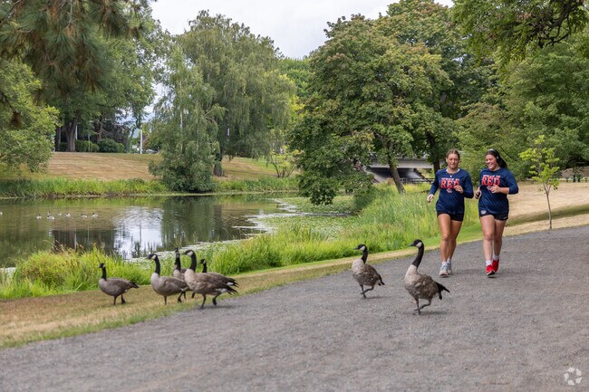 Lake Sacajawea Park is the largest and most popular park in Longview.