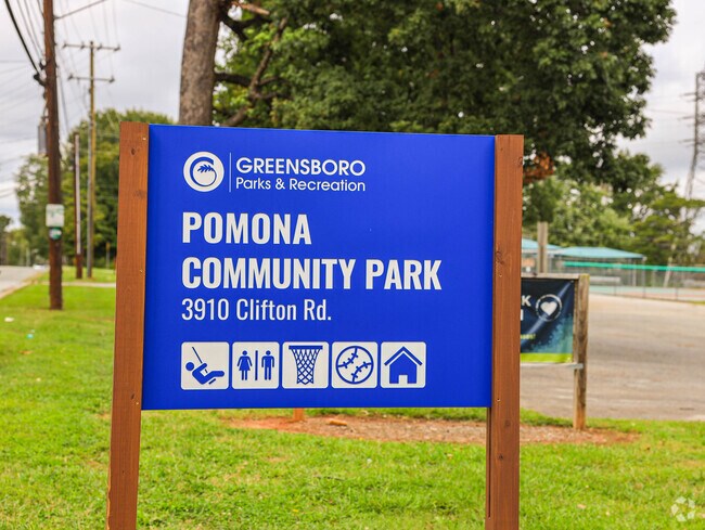 Pamona Community Park has been updated with a new field and playground.