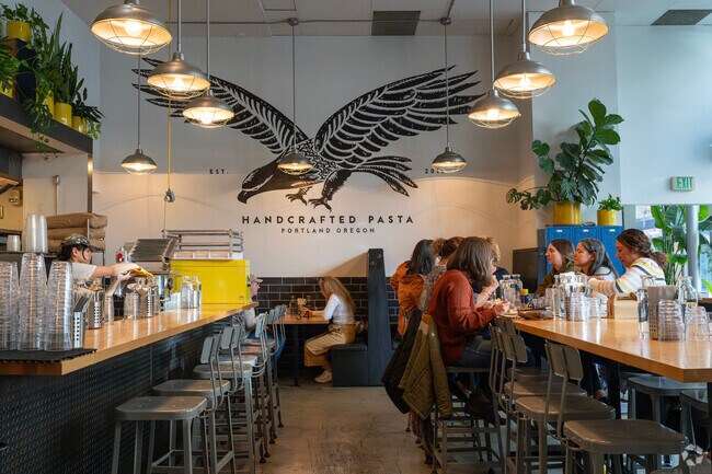 Delicious handcrafted pasta from Grassa is a staple in Downtown Portland, OR.