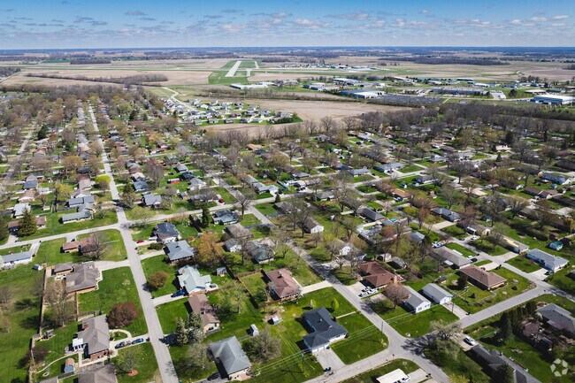 Ball State University sits south and Delaware County Airport sits north of Northview.